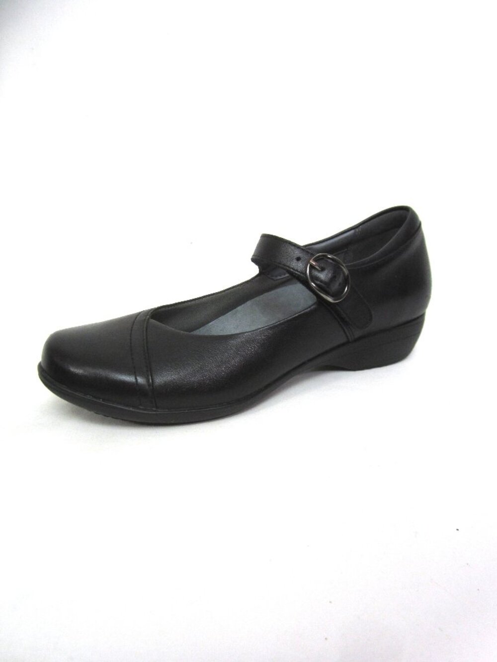 Dansko Fawna Mary Jane Flats Women's Size 38 US 7.5 8 Leather Black